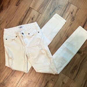 PAIGE Women's Off-White Skinny Jeans